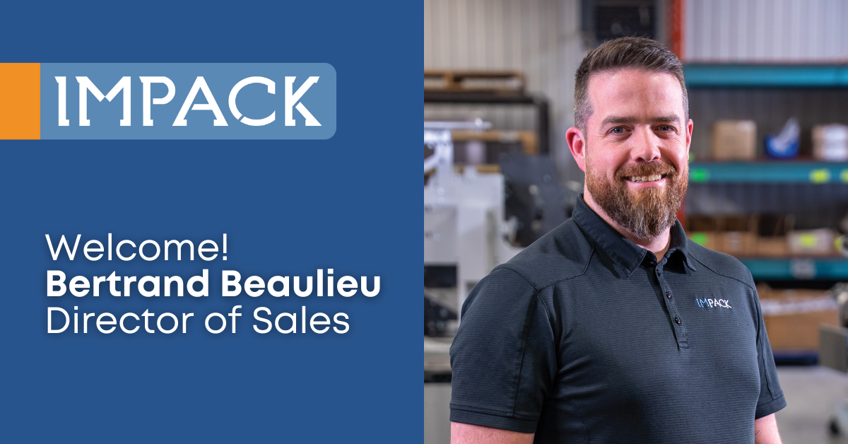 IMPACK's new Sales Director, Bertrand Beaulieu