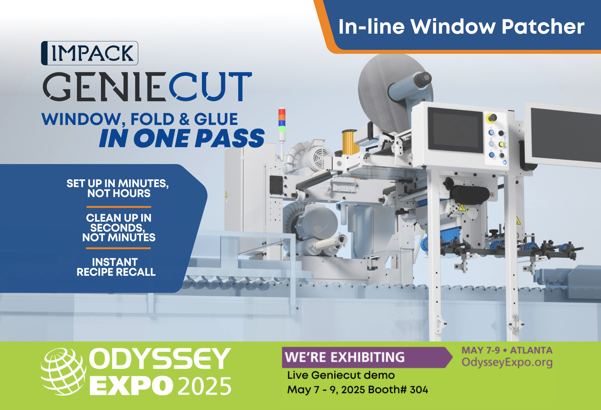 Geniecut 3d blender image with odyssey expo announcement