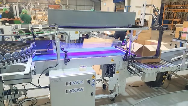 Impack Packaging Ergosa A and IN2 box turner