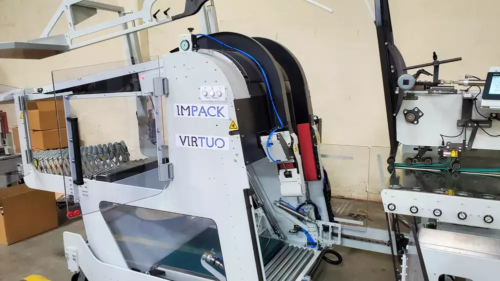 Impack packaging Virtuo folder-gluer packer