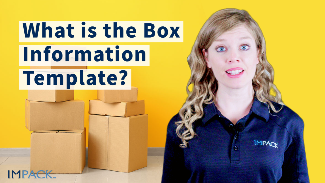 What Is Impack Packaging's Box Information Template & Why Do I Need to Complete It?